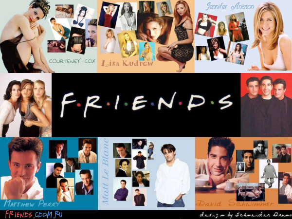 Сериал friends коллаж