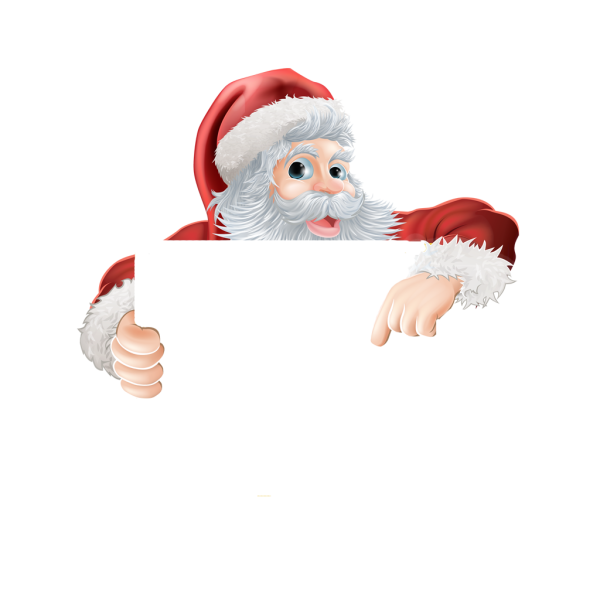 Дед Мороз выглядывает