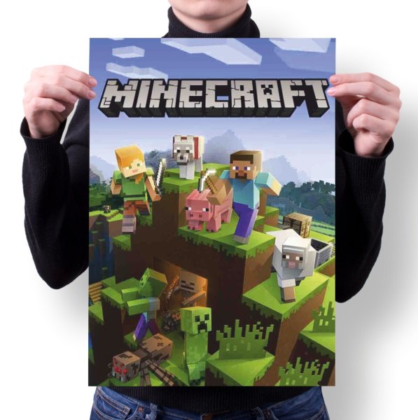 Minecraft плакат