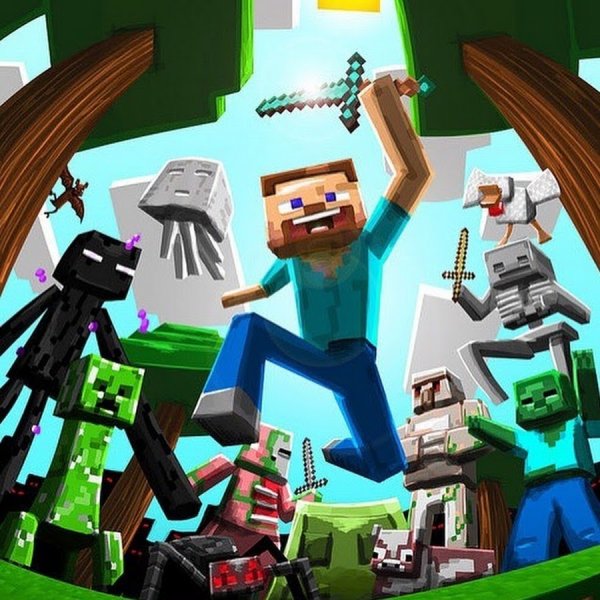 Плакат с МАЙНКРАФТОМ