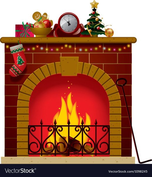 Фотообои камин