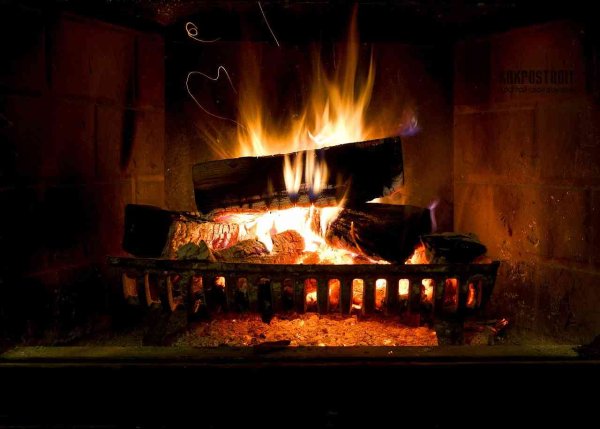 Фотообои камин