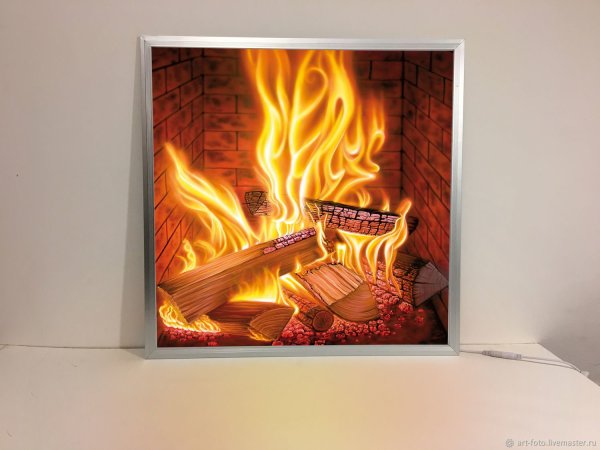 Огонь в камине