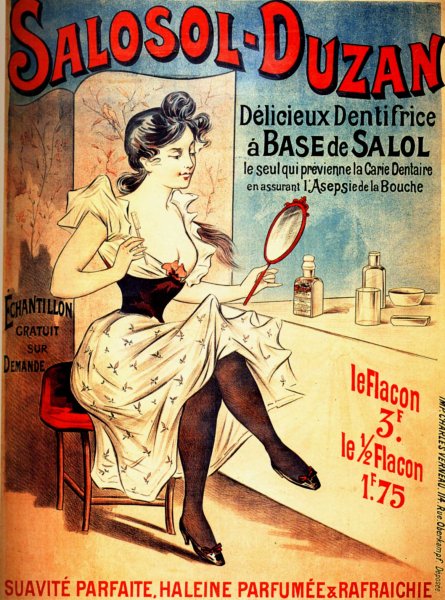 Французский рекламный плакат в 19 веке