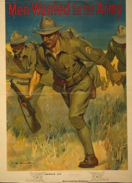 Агитационные плакаты Америки первой мировой войны