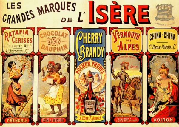 Рекламные плакаты 19 века