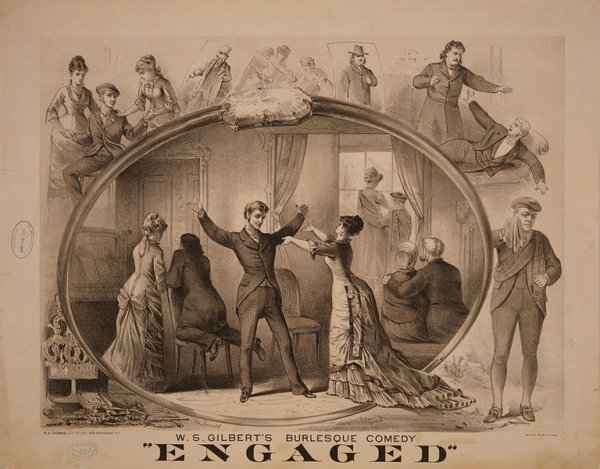 Театральные плакаты 19 века