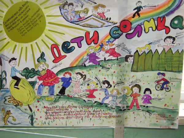 Макет отрядного уголка