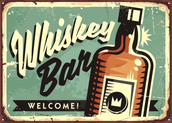 Виски ретро