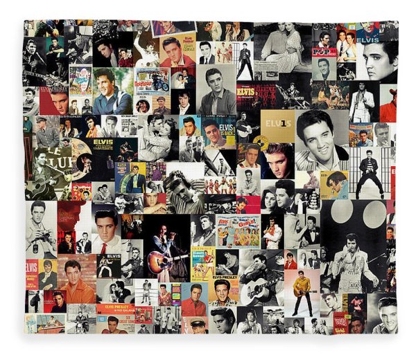 Элвис Пресли арт коллаж