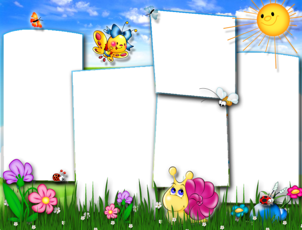 Рамки для фотоколлажа детские