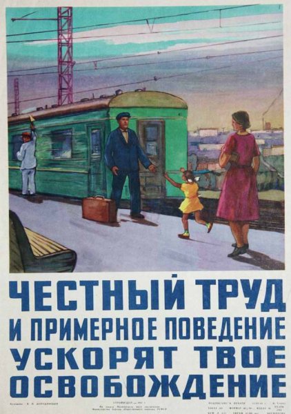 Советские Тюремные плакаты