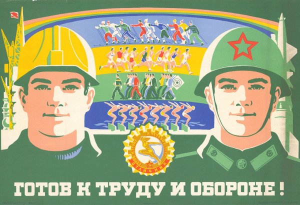 Советские плакаты ГТО
