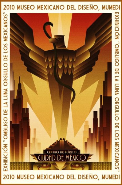 Постер Vogue арт деко