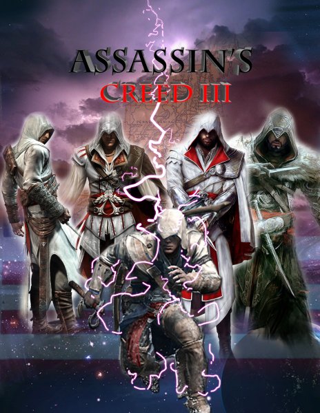 Assassin's Creed 3 обложка
