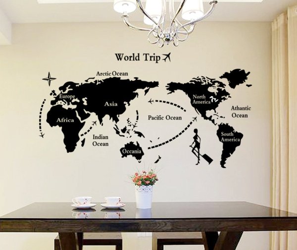 World Map Wall decoration 130см 78см