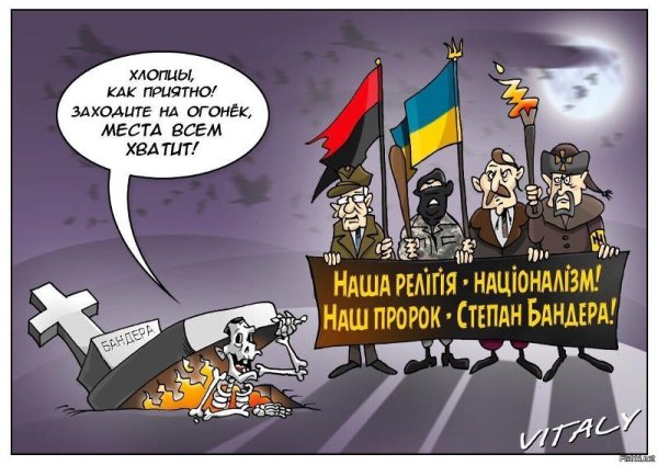 Карикатуры на украинских националистов