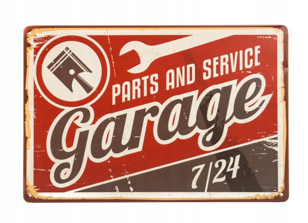 Металлические таблички в стиле пин ап