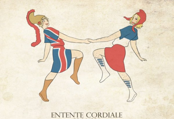 Италия и тройственный Союз карикатура