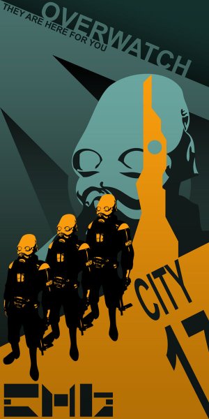 Халф лайф 2 плакаты Альянса