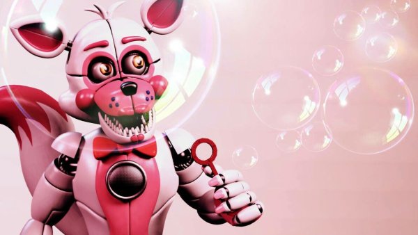 Обои ФНАФ 5 фантайм Фокси