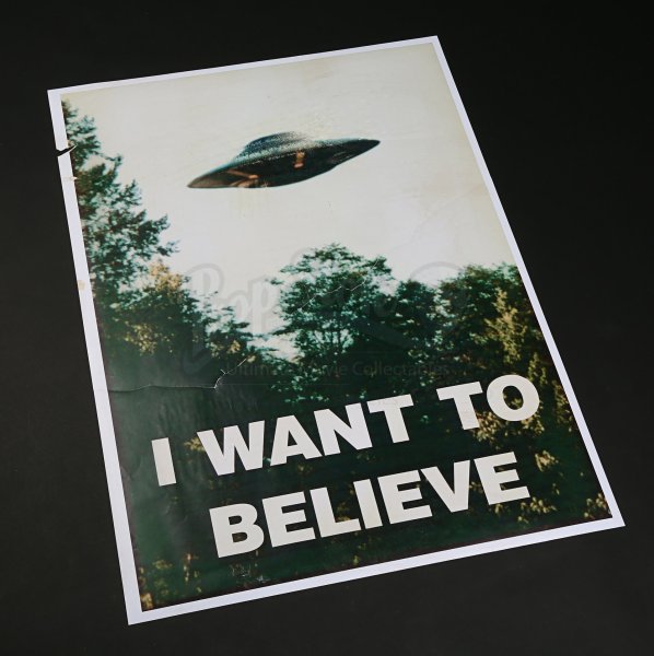 Плакат Малдера i want to believe