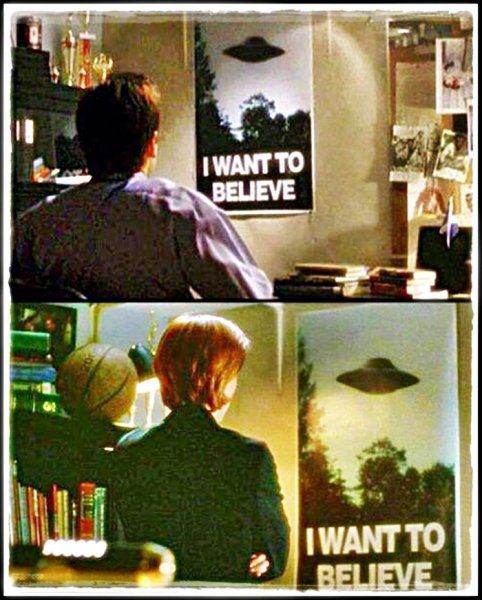 Фокс Малдер i want to believe