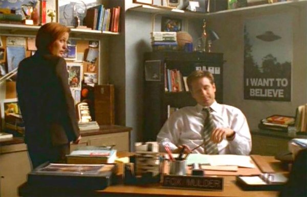 Секретные материалы плакат Малдера