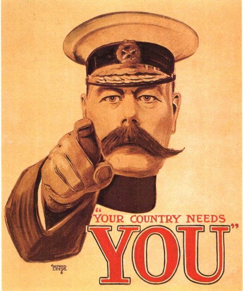 Your Country needs you плакат