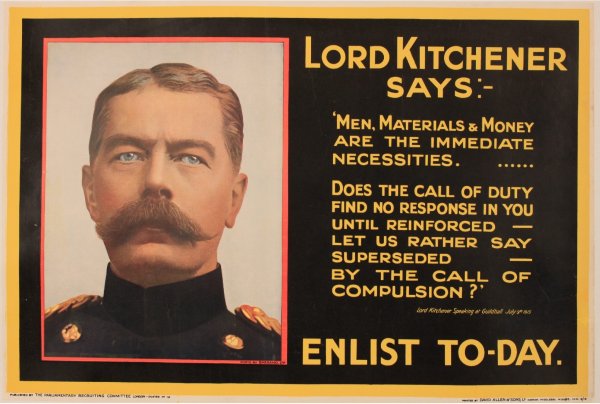 Герберт Китченер плакат