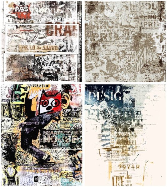 Постеры в стиле гранж