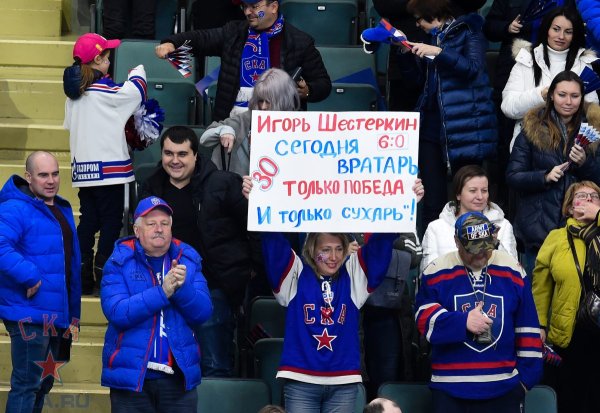 Хоккейные плакаты болельщиков