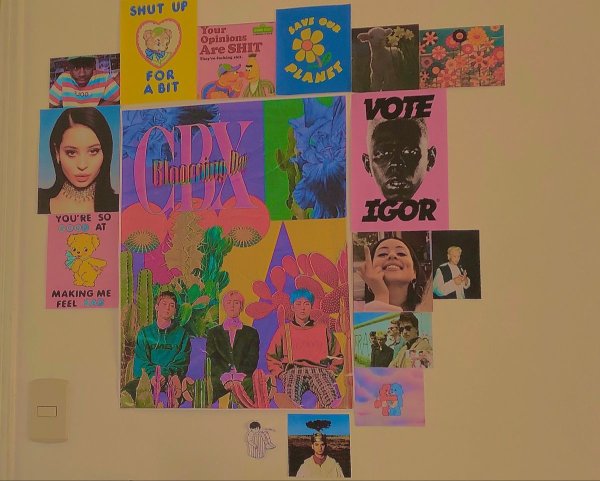 Постеры в комнату в стиле инди КИД