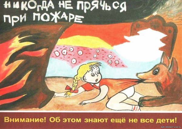 Противопожарные плакаты