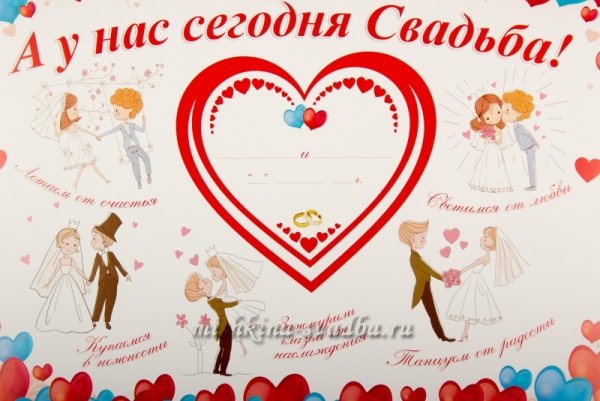 Плакаты на стену на свадьбу