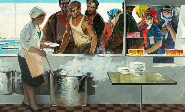 Советский общепит в живописи