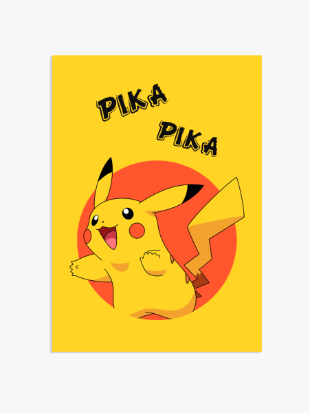 Пикачу Постер
