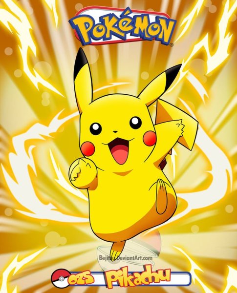 Пикачу мультяшные плакаты