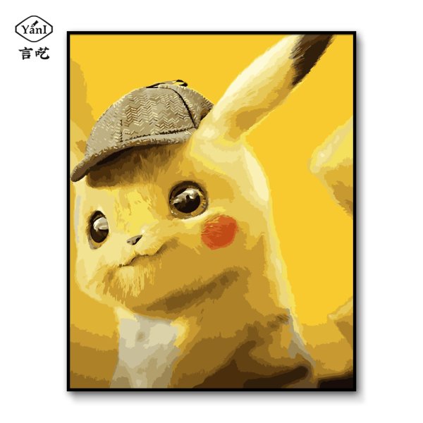 Пикачу картина по номерам