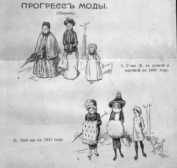 Дореволюционные карикатуры