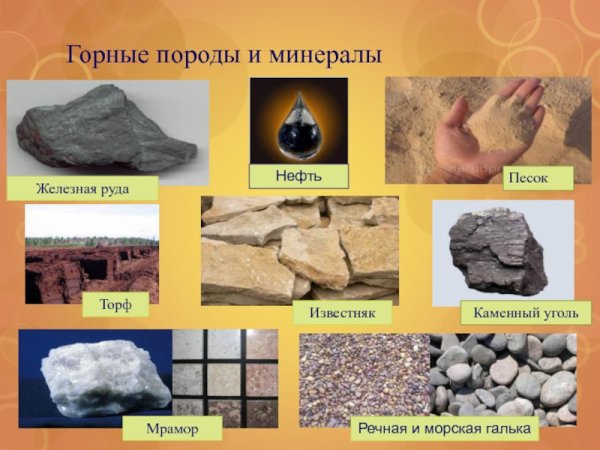 Горные породы и минералы