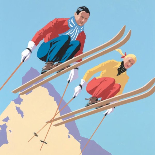 Постер горнолыжный