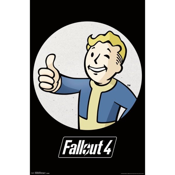 Fallout 4 плакаты из игры