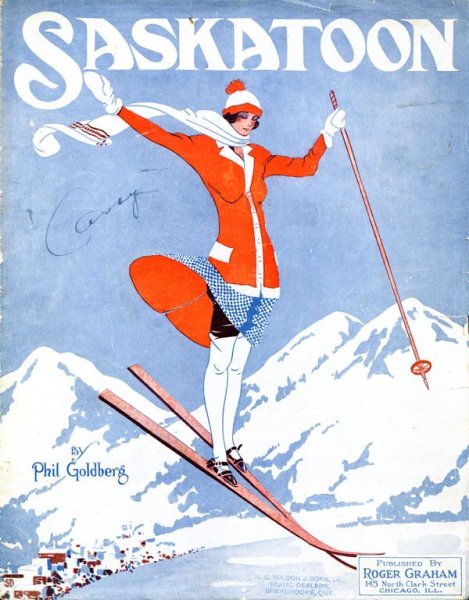 Ski плакат