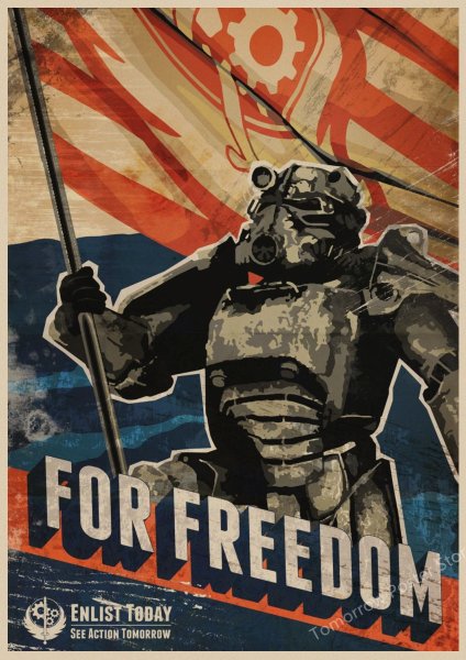 Плакаты из Fallout 4