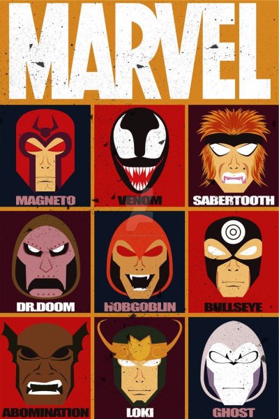 Постеры Марвел