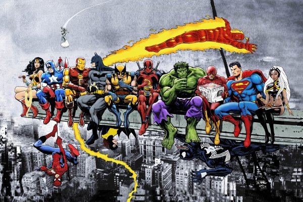 Постеры с супергероями