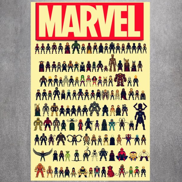 Плакаты Марвел
