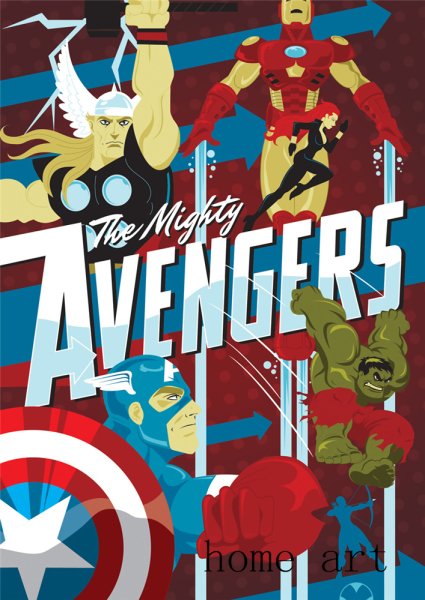 Постеры с супергероями