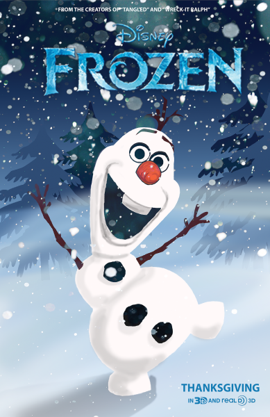 Новогодний Олаф